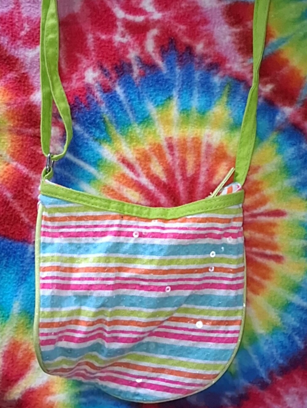 Rainbow Sequin Purse